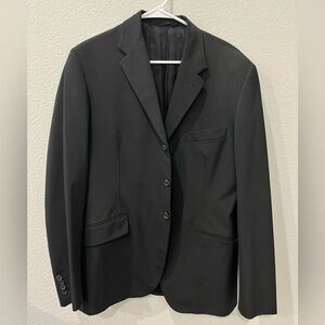 Prada Elegant Black Men's Blazer and Slacks